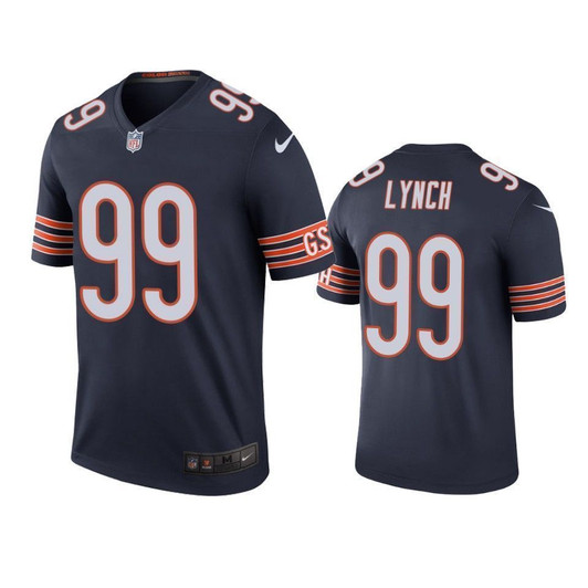 Chicago Bears 99 Aaron Lynch Navy Color Rush Legend Mens 3D Jersey
