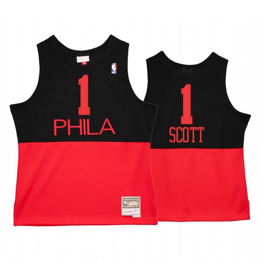 Mike Scott #1 Philadelphia 76Ers Reload 2.0 Jersey Black
