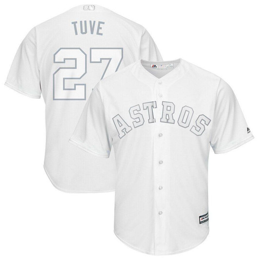 Jose Altuve Tuve Houston Astros Majestic 2019 Players Weekend Player Jersey White 2019