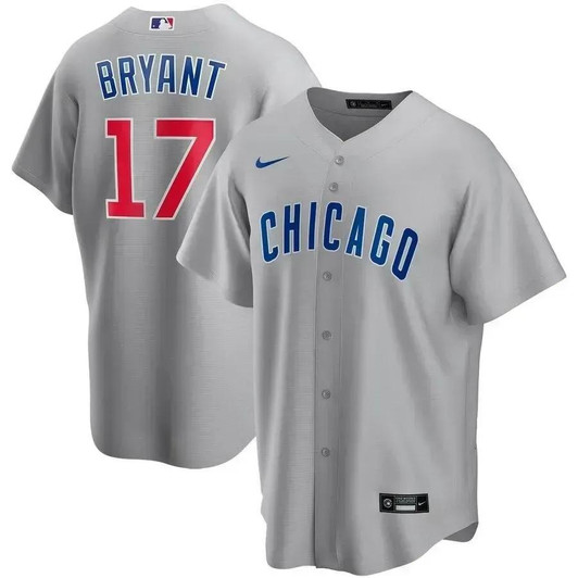 Kris Bryant Chicago Cubs Nike Replica Replica Road 2020 Replica Player Jersey – Gray