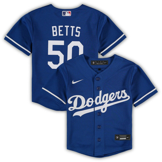 Preschool Los Angeles Dodgers Mookie Betts Royal Alternate Player Baseball Jersey Mlb Baseball Jersey249