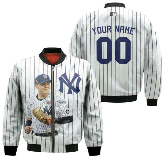 New York Yankees Gio Urshela 16 2020 MLB White 3D Personalized Gift With Custom Number Name For Yankees Fans Bomber Jacket