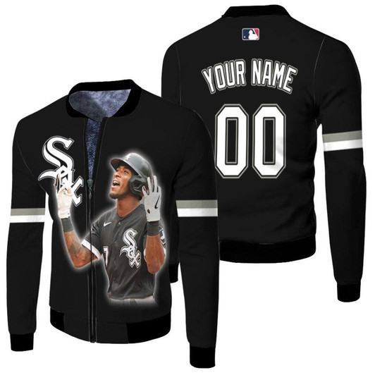 Chicago White Sox Tim Anderson 7 MLB 2020 Great Player Black 3D Personalized Gift With Custom Number Name For White Sox Fans Fleece Bomber Jacket