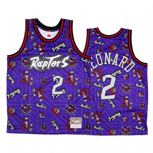 Kawhi Leonard #2 Toronto Raptors Purple Tear Up Pack Jersey