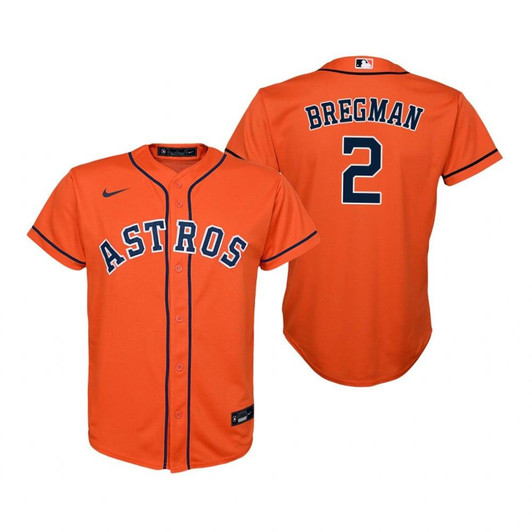 Houston Astros #2 Alex Bregman 2020 Orange Jersey Gift For Astros Fans