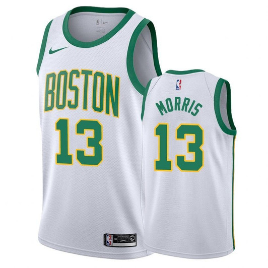 Celtics Male Marcus Morris #13 2018-19 City White Jersey