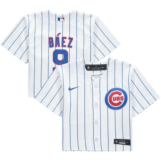 Chicago Cubs Javier Baez White Home Player Baseball Jersey Mlb Baseball Jersey1129