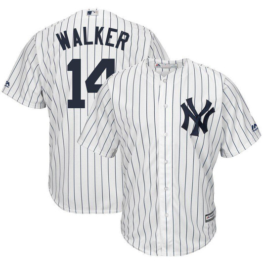Neil Walker New York Yankees Majestic Home Cool Base Player Jersey White 2019