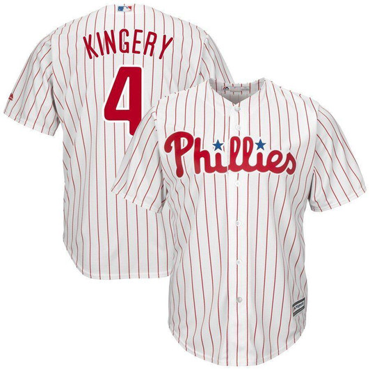 Scott Kingery Philadelphia Phillies Majestic Official Cool Base Player Jersey White 2019