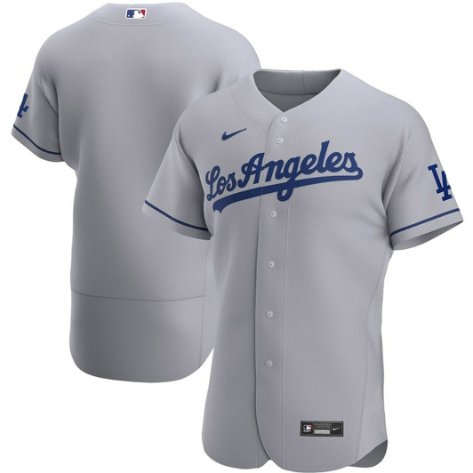 Men'S Los Angeles Dodgers Gray Road Team Baseball Jersey Mlb Baseball Jersey681