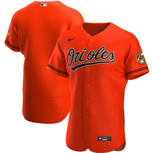 Men'S Baltimore Orioles Orange Alternate Team Baseball Jersey Mlb Baseball Jersey964
