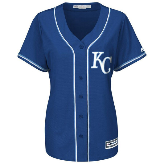 Kansas City Royals Majestic Womens Cool Base Team Jersey Royal 2019