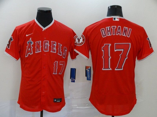 Los Angeles Angels Shohei Ohtani #17 2020 Mlb Red Jersey