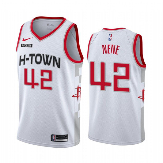 Nene Houston Rockets 2019-20 White City Edition Jersey