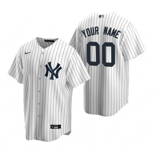 Mens New York Yankees Personalized Name Number 2020 Home White Jersey Gift For Yankees Fans