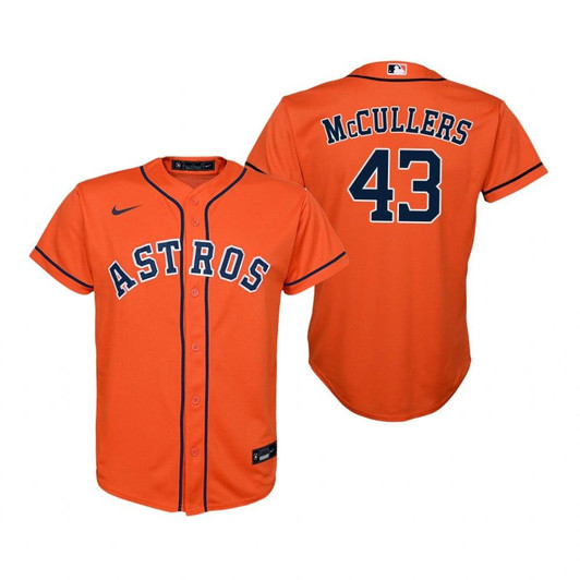 Houston Astros #43 Lance Mccullers 2020 Orange Jersey Gift For Astros Fans