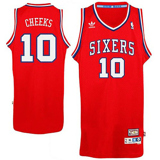 Male Maurice Cheeks Philadelphia 76Ers Hardwood Classics Soul Swingman Throwback Red Jersey
