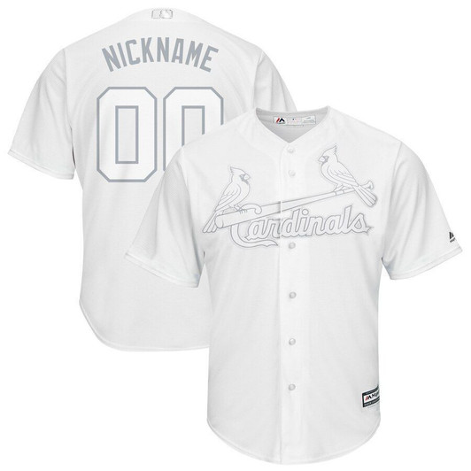 St. Louis Cardinals Majestic 2019 Players Weekend Pick-A-Player Roster Jersey White 2019
