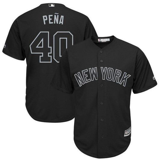 Luis Severino Pe?a New York Yankees Majestic 2019 Players Weekend Player Jersey Black 2019