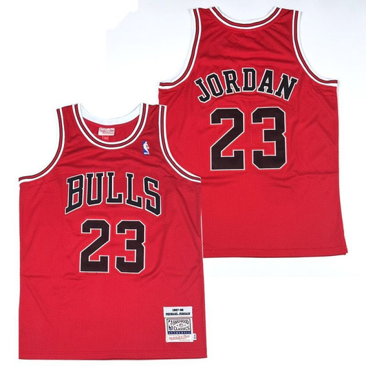 Chicago Bulls Michael Jordan #23 Nba Classic Red Jersey