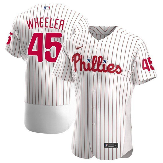 Philadelphia Phillies Zack Wheeler #45 2020 MLB White Jersey