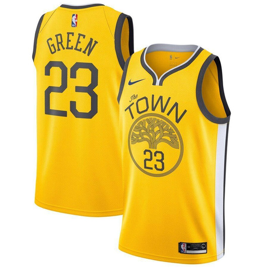Draymond Green Golden State Warriors/19 Jersey Yellow Earned Edition 2019