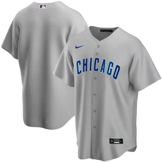 Chicago Cubs Nike Replica Replica Road 2020 Replica Team Jersey – Gray
