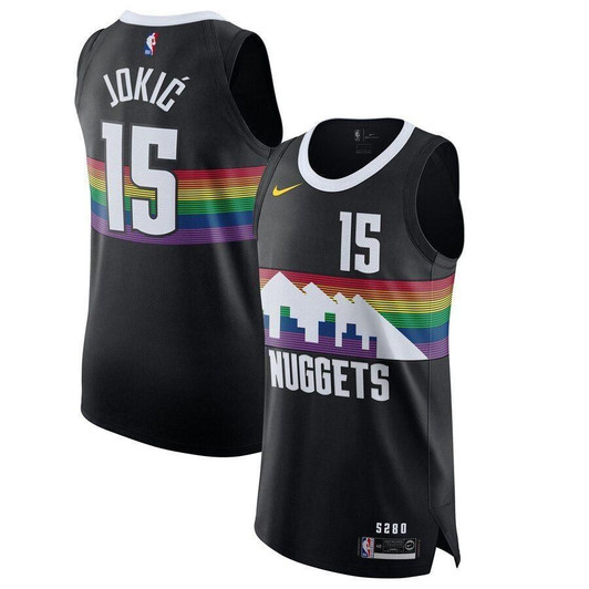 Nikola Jokic Denver Nuggets 2020 Finished Jersey Black City Edition