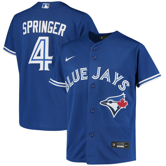 Toronto Blue Jays George Springer Royal Alternate Player Baseball Jersey Mlb Baseball Jersey646