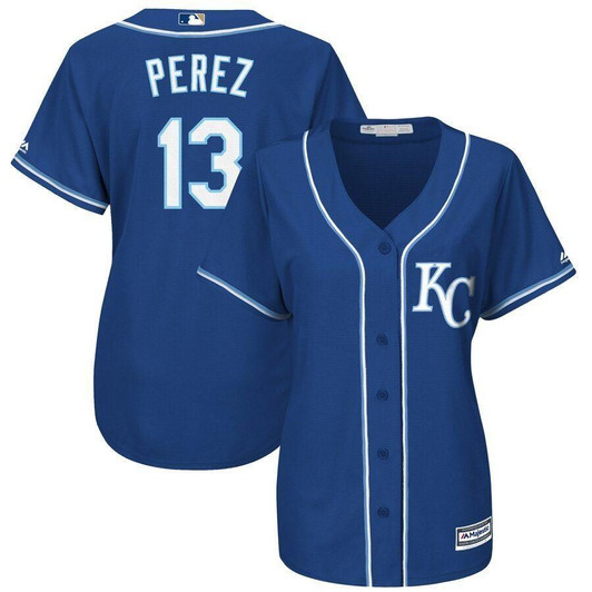 Kansas City Royals Majestic Cool Base Player Jersey Royal 2019