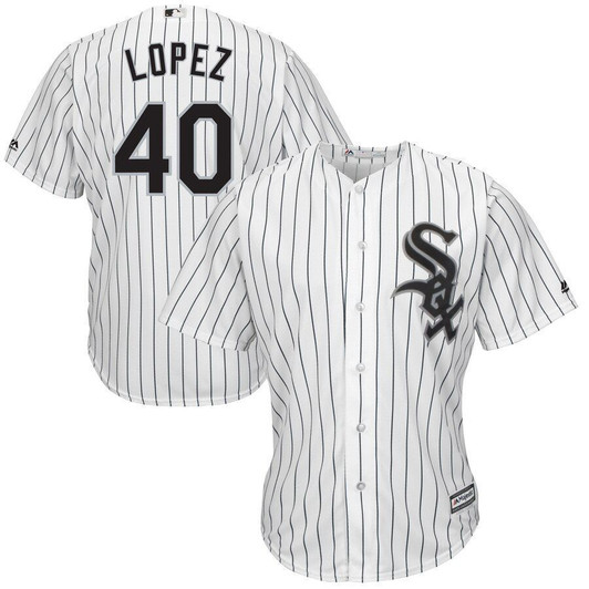 Reynaldo Lopez Chicago White Sox Majestic Home Cool Base Player Jersey White 2019
