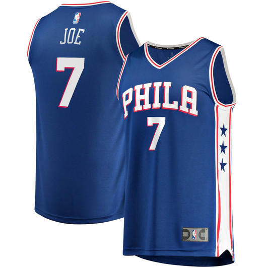 Men'S Fanatics Branded Isaiah Joe Royal Philadelphia 76Ers 2020/21 Fast Break Replica Jersey - Icon Edition