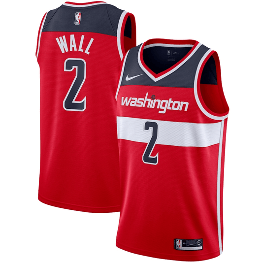 John Wall Washington Wizards 2021-2022 Swingman Icon Edition Red 3D Jersey