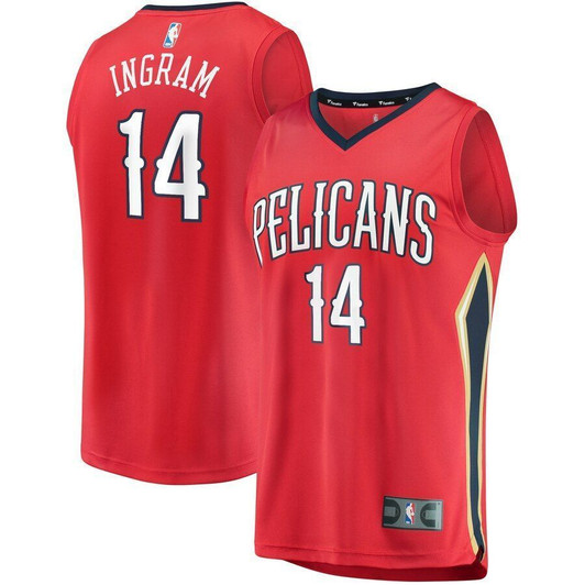 Brandon Ingram New Orleans Pelicans Fast Break Replica Jersey Jersey Red Statement Edition 2021