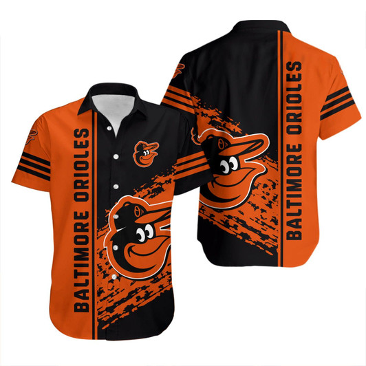 Baltimore Orioles Hawaiian Shirt Quarter Style - MLB