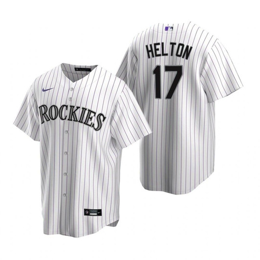 Mens Colorado Rockies #17 Scott Oberg White Home Jersey Gift For Rockies Fans