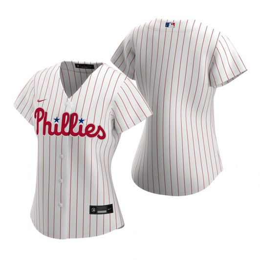 Womens Philadelphia Phillies 2020 White Jersey Gift For Phillies Fans