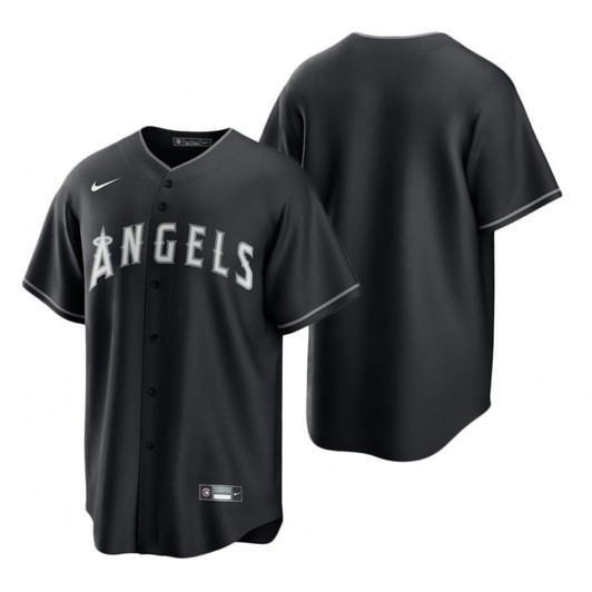 Mens Los Angeles Angels Mlb 2020 Black Team Jersey Gift For Phillies And Baseball Fans