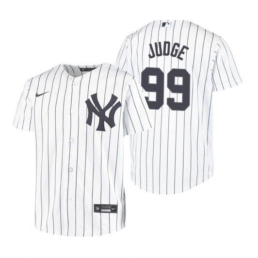 New York Yankees #99 Aaron Judge Collection 2020 Alternate White Jersey Gift For Yankees Fans