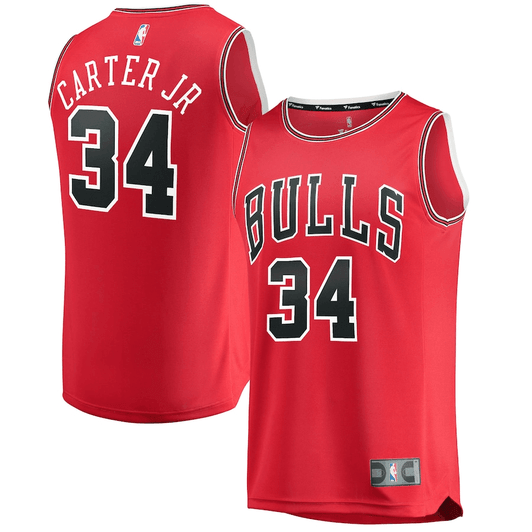Wendell Carter Jr. Chicago Bulls Fanatics Branded Fast Break Replica Icon Edition Red 3D Jersey