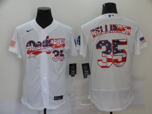 Los Angeles Dodgers Cody Bellinger #35 2020 Mlb White Jersey