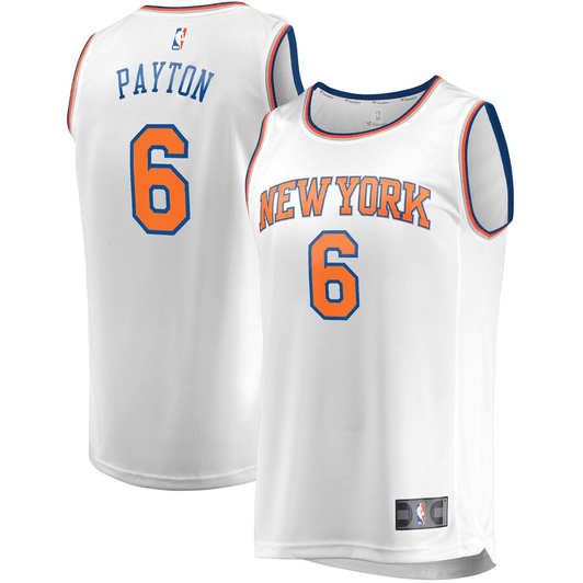 Elfrid Payton New York Knicks Fanatics Branded Fast Break Player Replica Association Edition White 3D Jersey