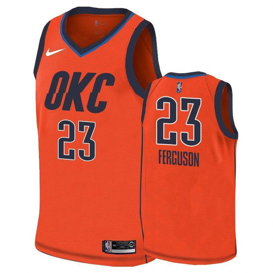 Oklahoma City Thunder Terrance Ferguson 23 Sunset Split Jersey