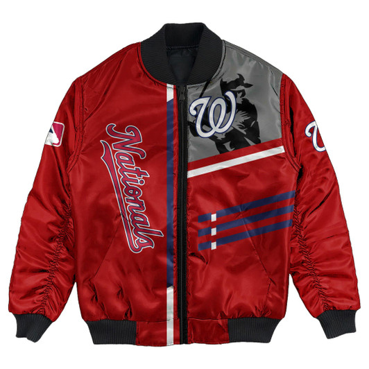Washington Nationals Bomber Jacket Personalized Baseball For Fan - MLB