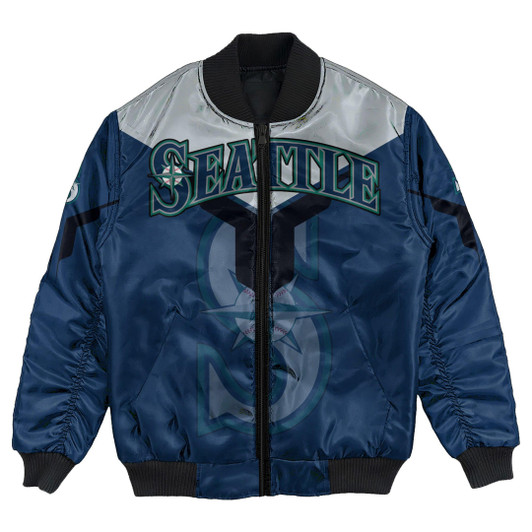 Seattle Mariners Bomber Jacket Drinking Style - MLB