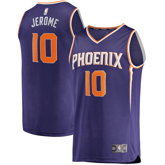 Ty Jerome Phoenix Suns Fanatics Branded Fast Break Purple Icon Edition 3D Jersey