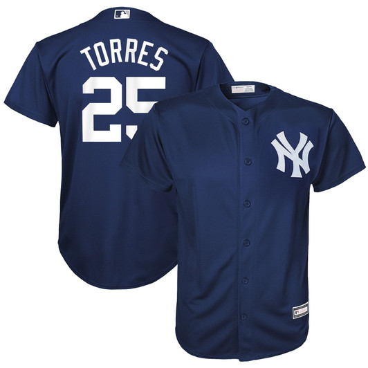 Gleyber Torres Navy New York Yankees Alternate Replica Player Jersey