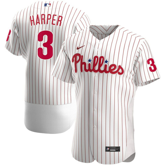 Men'S Philadelphia Phillies Bryce Harper White Home Player Baseball Jersey Mlb Baseball Jersey1136
