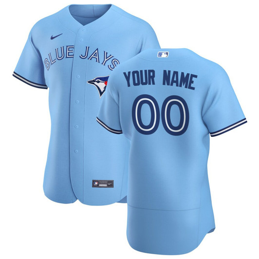 Men'S Toronto Blue Jays Powder Blue Alternate Custom Baseball Jersey Mlb Baseball Jersey656