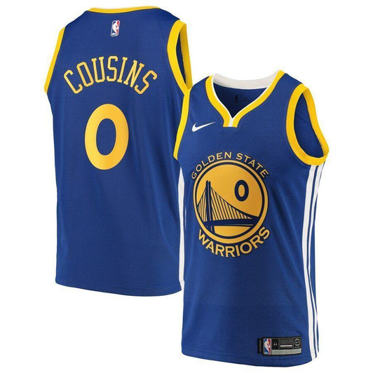 DeMarcus Cousins Golden State Warriors Icon Jersey Royal 2019